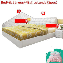 Load image into Gallery viewer, Lit Enfant Meble Matrimonio Kids Room Yatak Single Tempat Tidur Tingkat Letto Leather Mueble Cama Moderna bedroom Furniture Bed