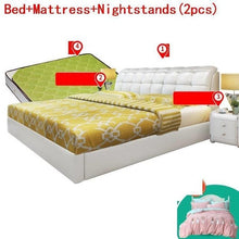 Load image into Gallery viewer, Lit Enfant Meble Matrimonio Kids Room Yatak Single Tempat Tidur Tingkat Letto Leather Mueble Cama Moderna bedroom Furniture Bed