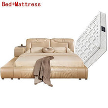 Load image into Gallery viewer, Infantil Box Letto Matrimoniale Room Kids Home Modern Bedroom Furniture Matrimonio Leather De Dormitorio Cama Moderna Mueble Bed