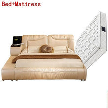 Load image into Gallery viewer, Infantil Box Letto Matrimoniale Room Kids Home Modern Bedroom Furniture Matrimonio Leather De Dormitorio Cama Moderna Mueble Bed