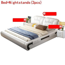 Load image into Gallery viewer, Infantil Box Letto Matrimoniale Room Kids Home Modern Bedroom Furniture Matrimonio Leather De Dormitorio Cama Moderna Mueble Bed