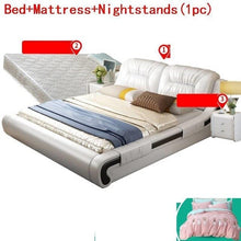 Load image into Gallery viewer, Infantil Box Letto Matrimoniale Room Kids Home Modern Bedroom Furniture Matrimonio Leather De Dormitorio Cama Moderna Mueble Bed