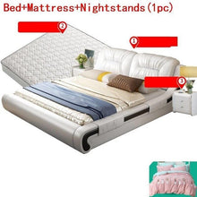 Load image into Gallery viewer, Infantil Box Letto Matrimoniale Room Kids Home Modern Bedroom Furniture Matrimonio Leather De Dormitorio Cama Moderna Mueble Bed
