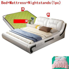 Load image into Gallery viewer, Infantil Box Letto Matrimoniale Room Kids Home Modern Bedroom Furniture Matrimonio Leather De Dormitorio Cama Moderna Mueble Bed