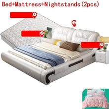Load image into Gallery viewer, Infantil Box Letto Matrimoniale Room Kids Home Modern Bedroom Furniture Matrimonio Leather De Dormitorio Cama Moderna Mueble Bed