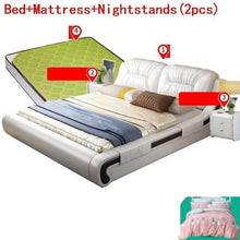 Load image into Gallery viewer, Infantil Box Letto Matrimoniale Room Kids Home Modern Bedroom Furniture Matrimonio Leather De Dormitorio Cama Moderna Mueble Bed