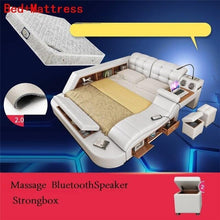 Load image into Gallery viewer, Infantil Box Letto Matrimoniale Room Kids Home Modern Bedroom Furniture Matrimonio Leather De Dormitorio Cama Moderna Mueble Bed
