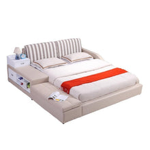 Load image into Gallery viewer, Mobili Ranza Meuble Maison Room A Castello Letto Literas Leather bedroom Furniture Mueble De Dormitorio Cama Moderna Bed