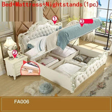 Load image into Gallery viewer, Letto Matrimoniale Recamaras Quarto Tempat Tidur Tingkat Kids Furniture Mobili Leather De Dormitorio Mueble Cama Moderna Bed