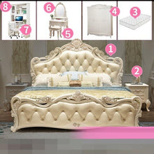 Load image into Gallery viewer, Letto Matrimoniale Recamaras Quarto Tempat Tidur Tingkat Kids Furniture Mobili Leather De Dormitorio Mueble Cama Moderna Bed