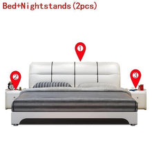 Load image into Gallery viewer, Kids Meble Modern Bedroom Home Furniture Bett Meuble Maison Mobilya Yatak Letto Leather Moderna Cama Mueble De Dormitorio Bed