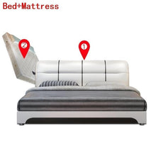 Load image into Gallery viewer, Kids Meble Modern Bedroom Home Furniture Bett Meuble Maison Mobilya Yatak Letto Leather Moderna Cama Mueble De Dormitorio Bed