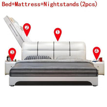 Load image into Gallery viewer, Kids Meble Modern Bedroom Home Furniture Bett Meuble Maison Mobilya Yatak Letto Leather Moderna Cama Mueble De Dormitorio Bed