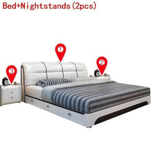 Load image into Gallery viewer, Kids Meble Modern Bedroom Home Furniture Bett Meuble Maison Mobilya Yatak Letto Leather Moderna Cama Mueble De Dormitorio Bed