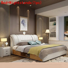Load image into Gallery viewer, Home Kids Ranza Letto Set Tempat Tidur Tingkat Mobilya Literas Leather Cama Moderna bedroom Furniture Mueble De Dormitorio Bed