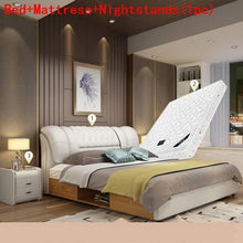 Load image into Gallery viewer, Home Kids Ranza Letto Set Tempat Tidur Tingkat Mobilya Literas Leather Cama Moderna bedroom Furniture Mueble De Dormitorio Bed