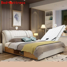 Load image into Gallery viewer, Home Kids Ranza Letto Set Tempat Tidur Tingkat Mobilya Literas Leather Cama Moderna bedroom Furniture Mueble De Dormitorio Bed