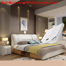 Load image into Gallery viewer, Home Kids Ranza Letto Set Tempat Tidur Tingkat Mobilya Literas Leather Cama Moderna bedroom Furniture Mueble De Dormitorio Bed