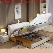 Load image into Gallery viewer, Home Kids Ranza Letto Set Tempat Tidur Tingkat Mobilya Literas Leather Cama Moderna bedroom Furniture Mueble De Dormitorio Bed
