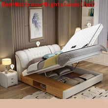 Load image into Gallery viewer, Home Kids Ranza Letto Set Tempat Tidur Tingkat Mobilya Literas Leather Cama Moderna bedroom Furniture Mueble De Dormitorio Bed