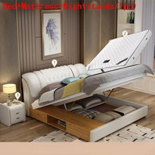 Load image into Gallery viewer, Home Kids Ranza Letto Set Tempat Tidur Tingkat Mobilya Literas Leather Cama Moderna bedroom Furniture Mueble De Dormitorio Bed