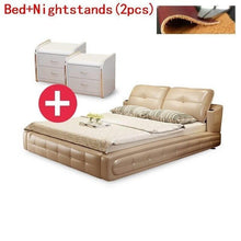 Load image into Gallery viewer, A Castello Room Odasi Mobilya Modern Yatak Ranza Lit Enfant Bett Home Leather bedroom Furniture Cama Mueble De Dormitorio Bed