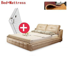 Load image into Gallery viewer, A Castello Room Odasi Mobilya Modern Yatak Ranza Lit Enfant Bett Home Leather bedroom Furniture Cama Mueble De Dormitorio Bed