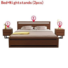Load image into Gallery viewer, Odasi Mobilya Frame Moderna Cama Mueble De Dormitorio Bed