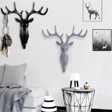Load image into Gallery viewer, Hot coat rack Wall Hanger Deer Elephant Head Hook Wall Decoration Hanger key holder wall Coat Key Hooks home key holder perchero
