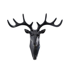Load image into Gallery viewer, Hot coat rack Wall Hanger Deer Elephant Head Hook Wall Decoration Hanger key holder wall Coat Key Hooks home key holder perchero