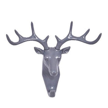 Load image into Gallery viewer, Hot coat rack Wall Hanger Deer Elephant Head Hook Wall Decoration Hanger key holder wall Coat Key Hooks home key holder perchero