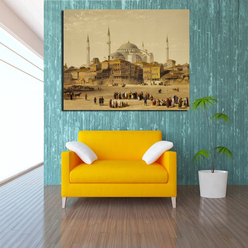 Islamic Ottoman Empire Canvas Painting Poster Prints Wall Art Oil Painting Decorative Picture Modern Home Decoration Accessories