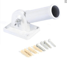 Load image into Gallery viewer, White Aluminium Alloy Flag Pole Wall Mount Flag Pole Adjustable Metal Flagpole Holder for Flags