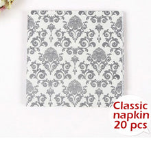 Load image into Gallery viewer, Romantic lily pattern multicolour napkin paper,Food-grade Paper Napkin Festive&amp;Party Tissue Napkins Decoupage Decoration Paper