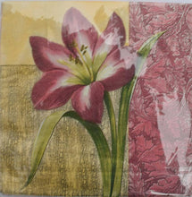 Load image into Gallery viewer, Romantic lily pattern multicolour napkin paper,Food-grade Paper Napkin Festive&amp;Party Tissue Napkins Decoupage Decoration Paper