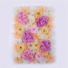 Load image into Gallery viewer, 20Pcs/lot 60X40CM Romantic Artificial Rose Hydrangea Flower Wall for Wedding Party Stage and Backdrop Decoration Many colors