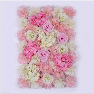 20Pcs/lot 60X40CM Romantic Artificial Rose Hydrangea Flower Wall for Wedding Party Stage and Backdrop Decoration Many colors