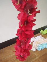 Load image into Gallery viewer, New Arrival Elegant Artificial Hydangea Silk Flower Vine Home Wall Hanging Wisteria Garland 14 colors Available For Wedding Xmas