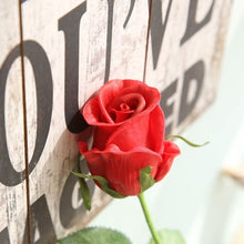 Load image into Gallery viewer, 1PC rose artificial flower real touch PU artificiales para decora bouquet rose for family wedding decoration flower